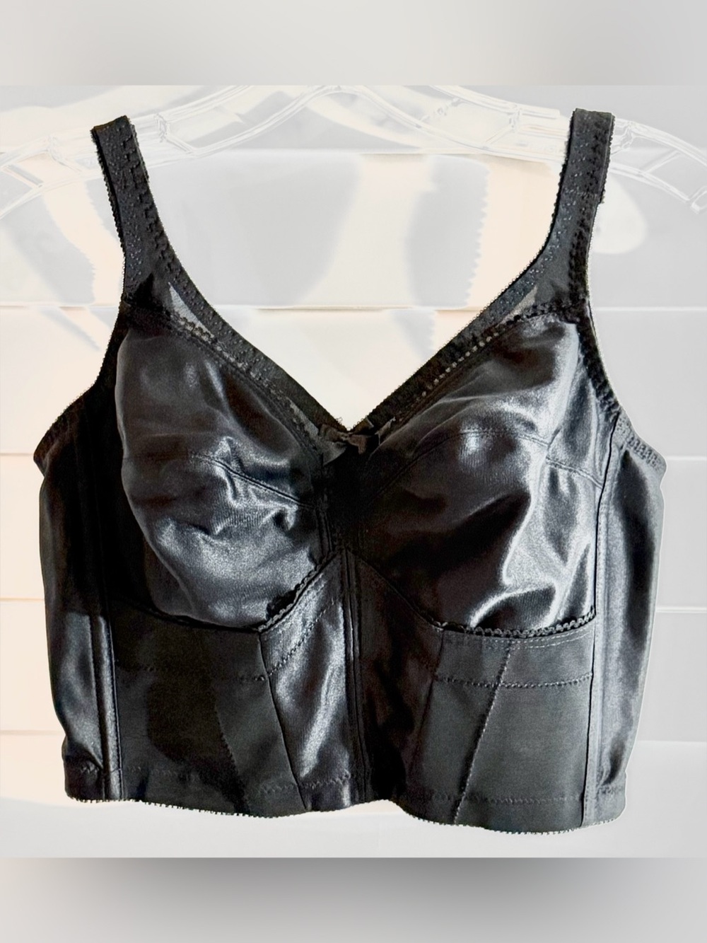 Vintage Carnival Creations 3/4 Length Longline Bra, 34D, Like New!